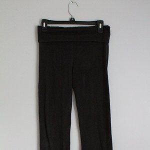 Black flare leggings